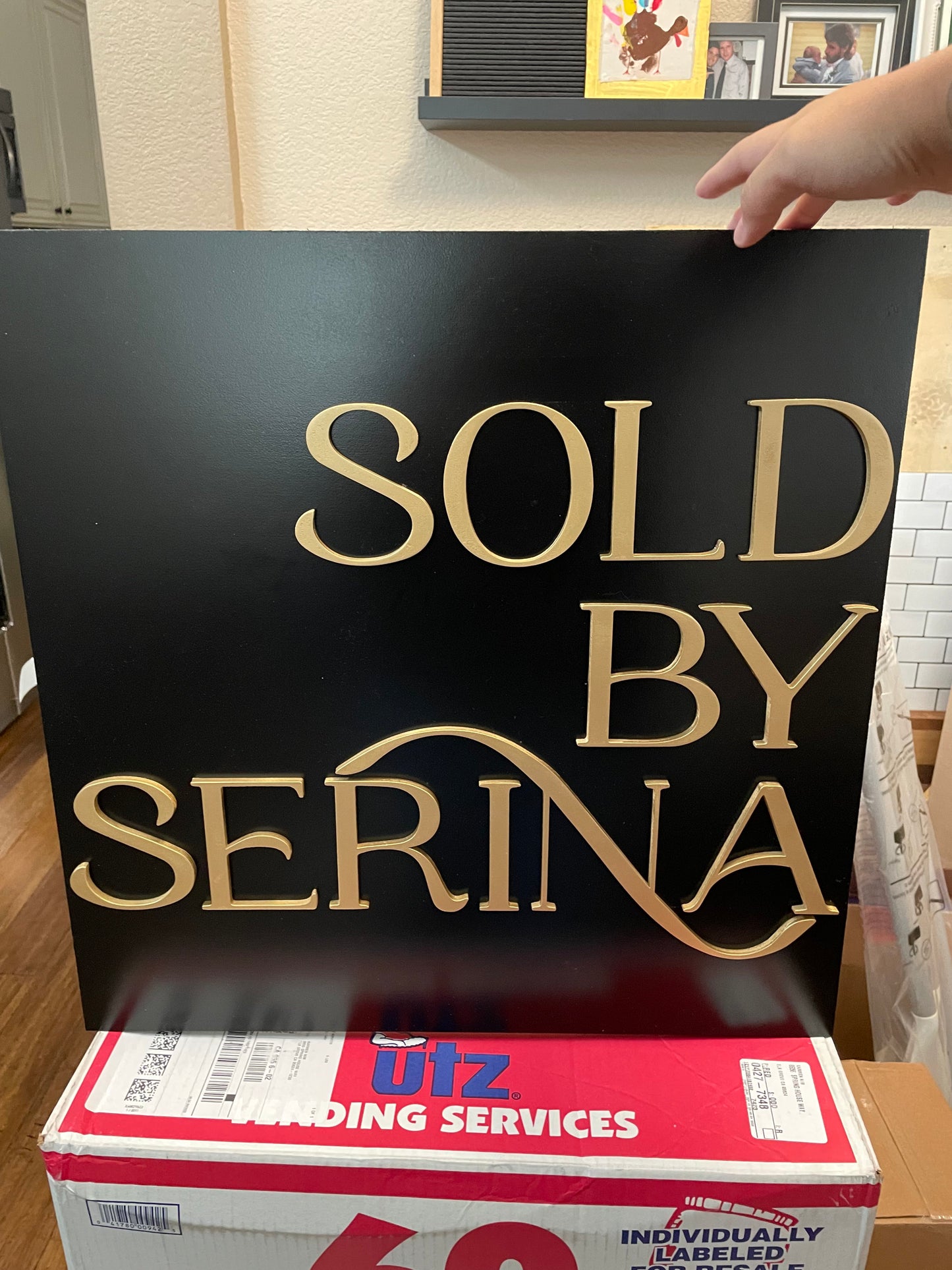 custom 3D painted sign with your design or company logo!