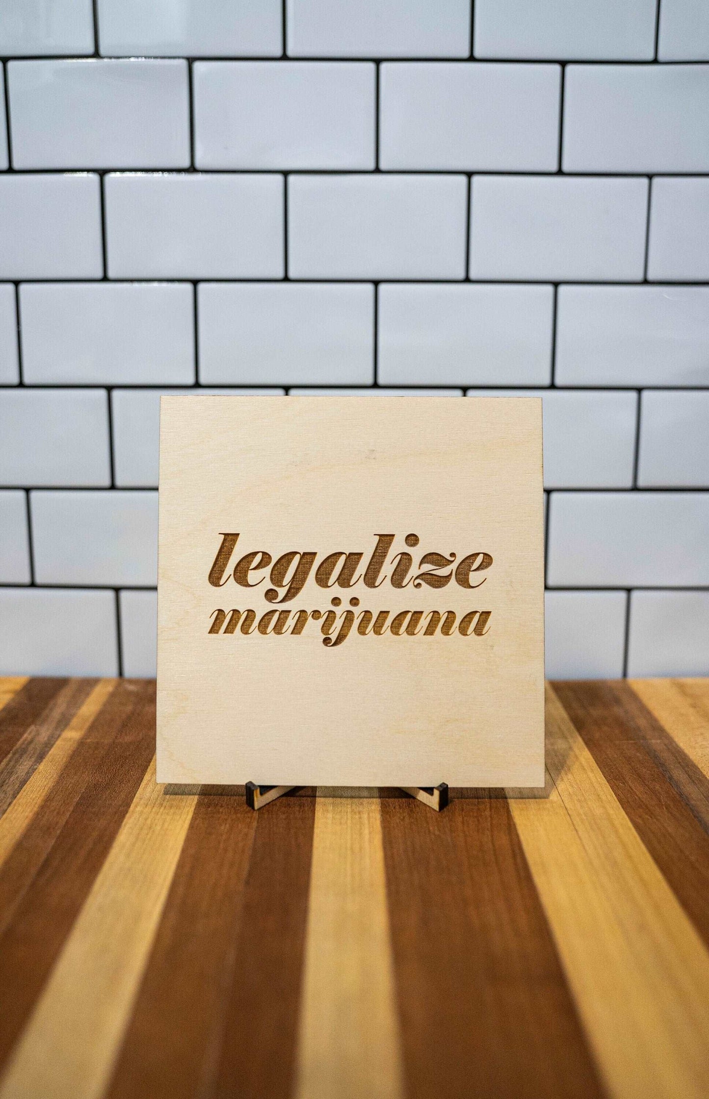legalize marijuana mini sign